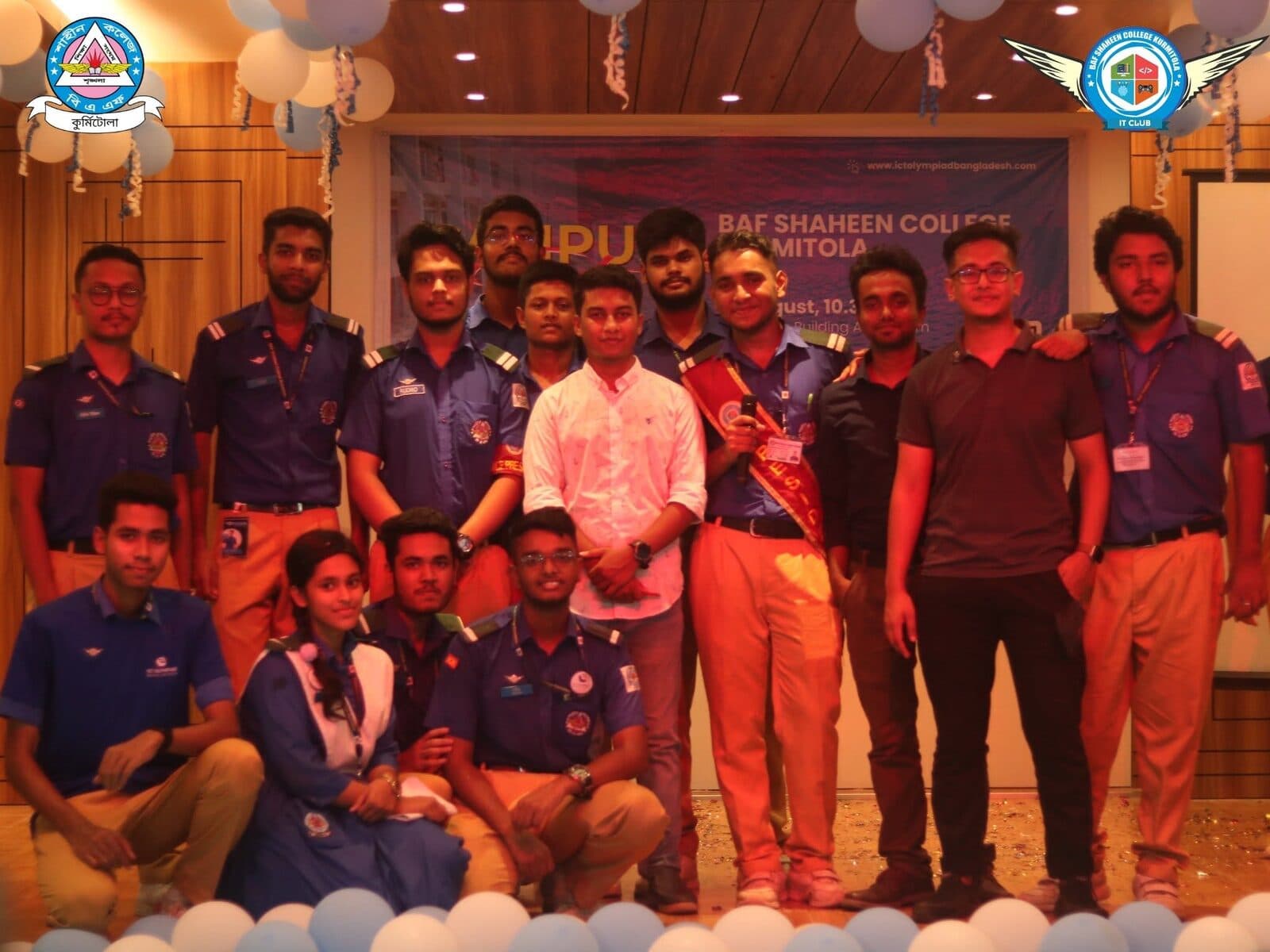 Club members and moments