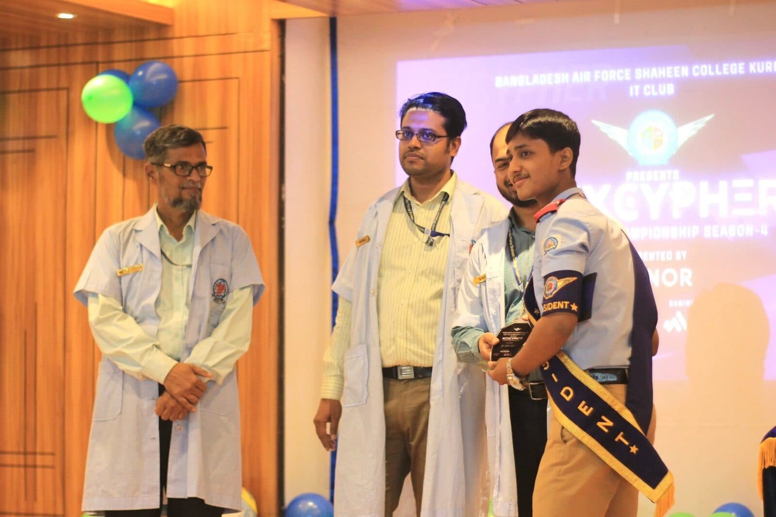 Competition and prize giving