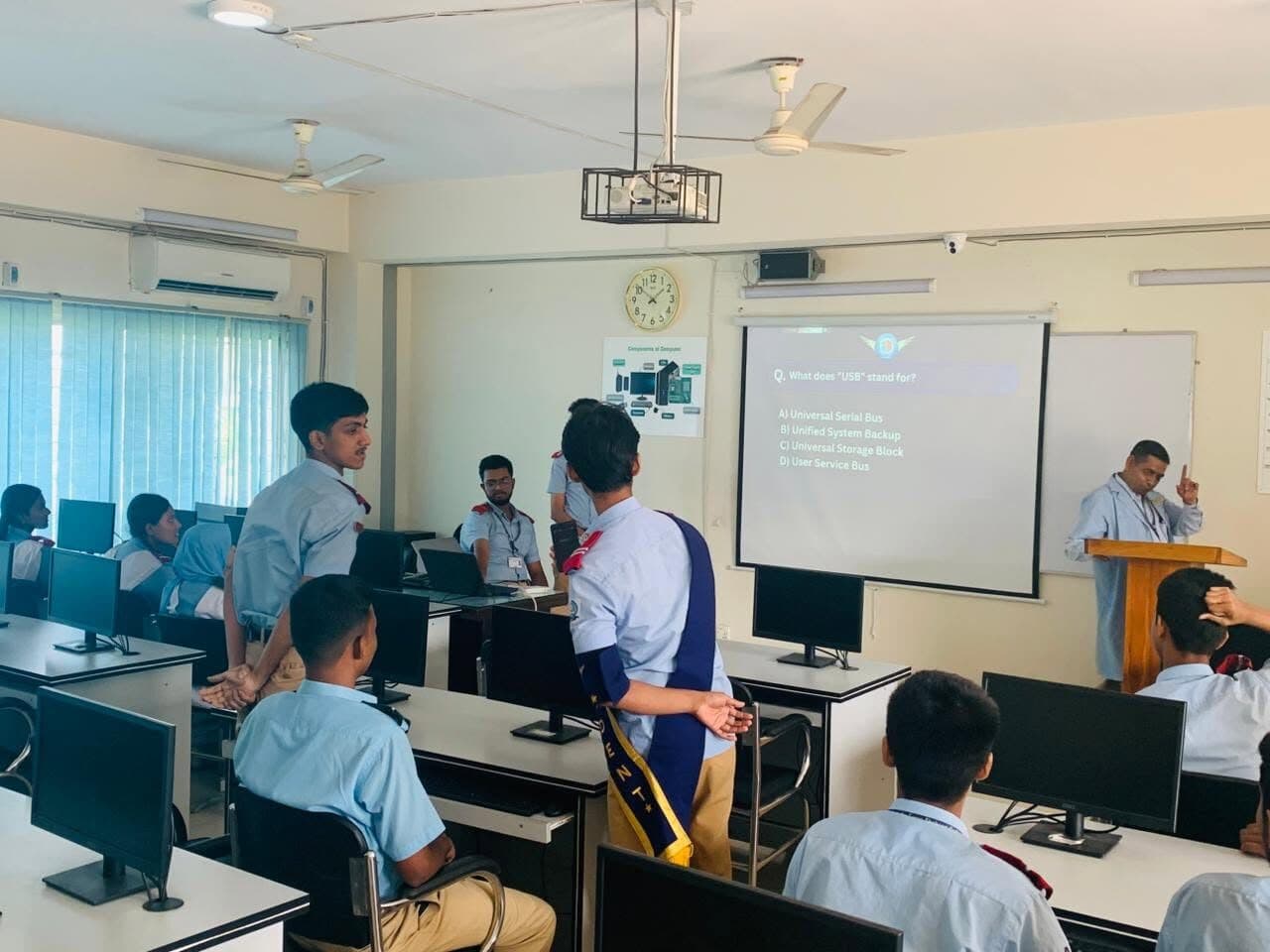 Hands-on workshop in the computer lab